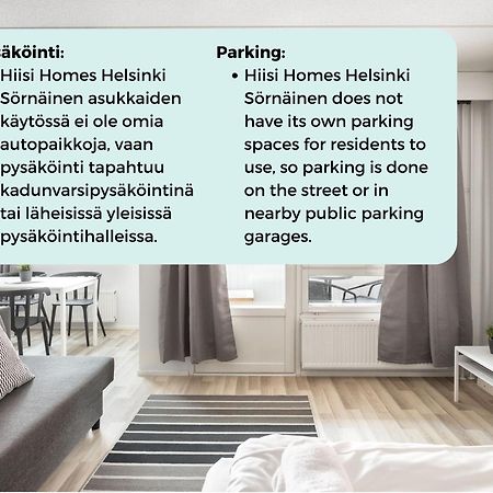 Hiisi Homes Helsinki Soernaeinen Kültér fotó